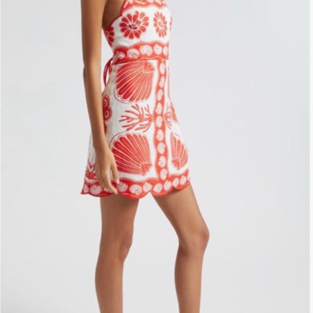 Farm Rio Anika Shell Mini Dress - NWT